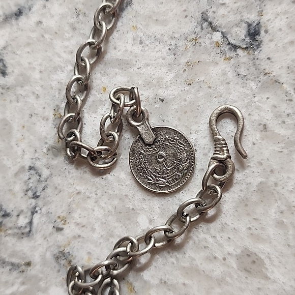 Silver Boho Statement Necklace - Picture 10 of 16